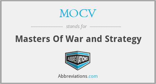 MOCV - Masters Of War and Strategy