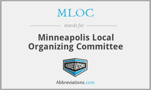 MLOC - Minneapolis Local Organizing Committee
