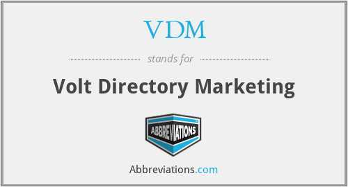 VDM - Volt Directory Marketing