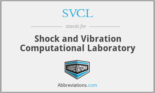SVCL - Shock and Vibration Computational Laboratory