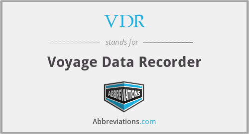VDR - Voyage Data Recorder