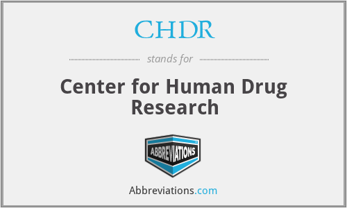 CHDR - Center for Human Drug Research