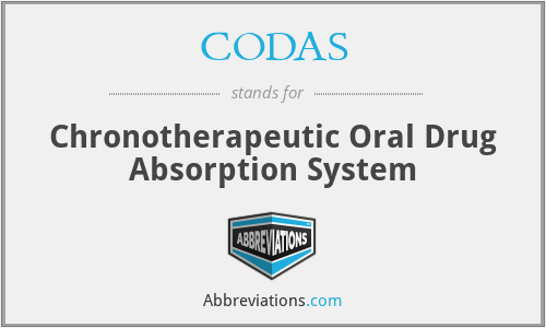 CODAS - Chronotherapeutic Oral Drug Absorption System
