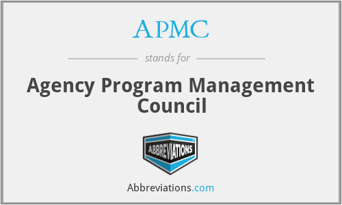 APMC - Agency Program Management Council