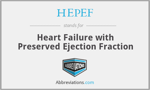 HEPEF - Heart Failure with Preserved Ejection Fraction