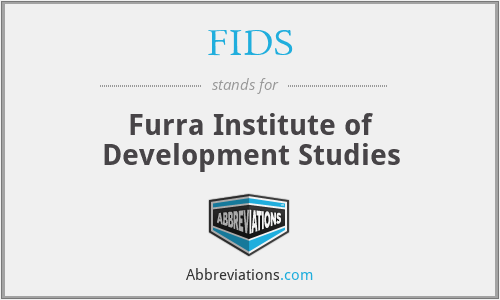 FIDS - Furra Institute of Development Studies