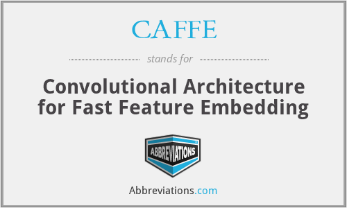 CAFFE - Convolutional Architecture for Fast Feature Embedding
