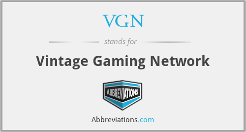 VGN - Vintage Gaming Network