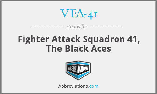 VFA-41 - Fighter Attack Squadron 41, The Black Aces