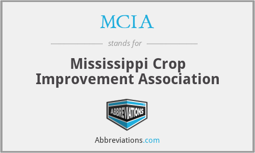 MCIA - Mississippi Crop Improvement Association