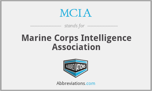 MCIA - Marine Corps Intelligence Association