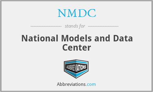 NMDC - National Models and Data Center