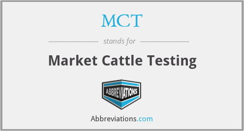 MCT - Market Cattle Testing