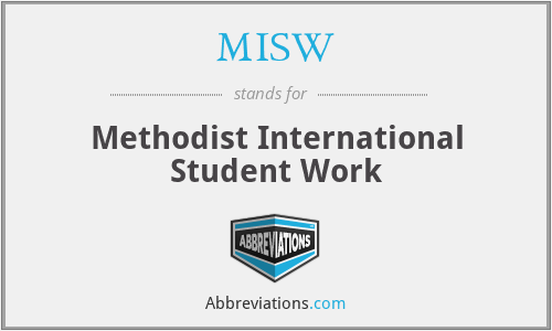 MISW - Methodist International Student Work