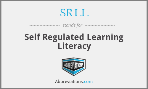 SRLL - Self Regulated Learning Literacy
