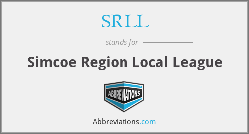 SRLL - Simcoe Region Local League