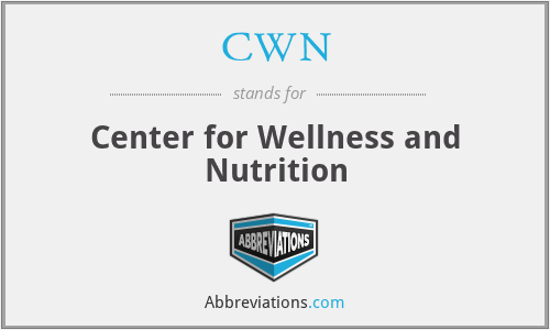 CWN - Center for Wellness and Nutrition