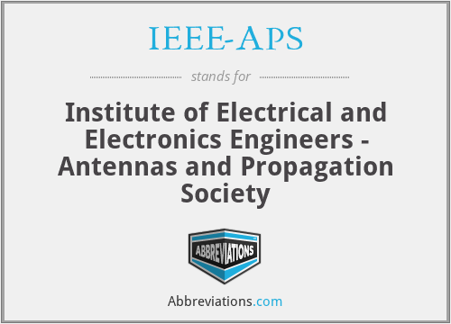 IEEE-APS - Institute of Electrical and Electronics Engineers - Antennas and Propagation Society