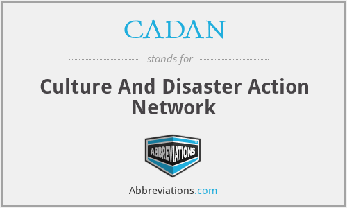 CADAN - Culture And Disaster Action Network
