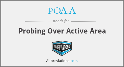 POAA - Probing Over Active Area