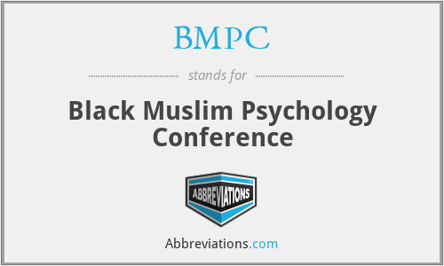 BMPC - Black Muslim Psychology Conference