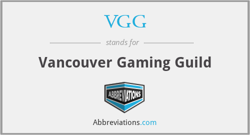 VGG - Vancouver Gaming Guild