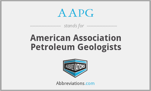 AAPG - American Association Petroleum Geologists