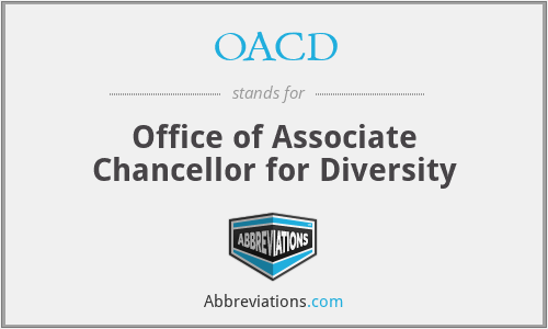 OACD - Office of Associate Chancellor for Diversity
