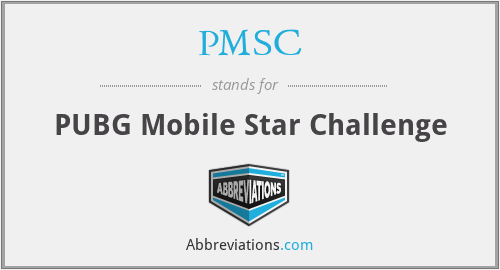 PMSC - PUBG Mobile Star Challenge