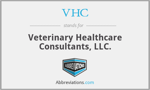 VHC - Veterinary Healthcare Consultants, LLC.