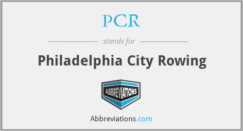 PCR - Philadelphia City Rowing