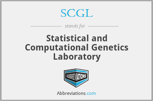 SCGL - Statistical and Computational Genetics Laboratory