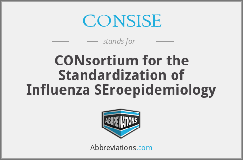 CONSISE - CONsortium for the Standardization of Influenza SEroepidemiology