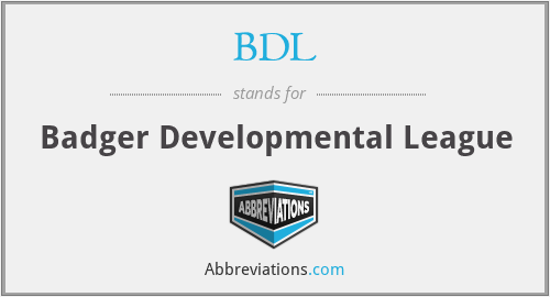 BDL - Badger Developmental League