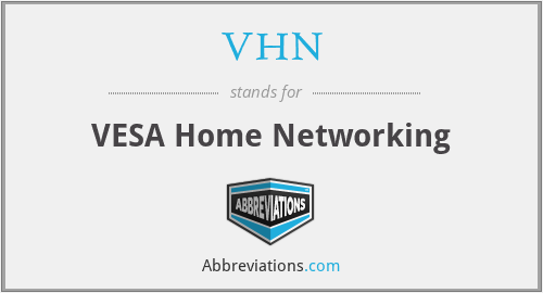 VHN - VESA Home Networking