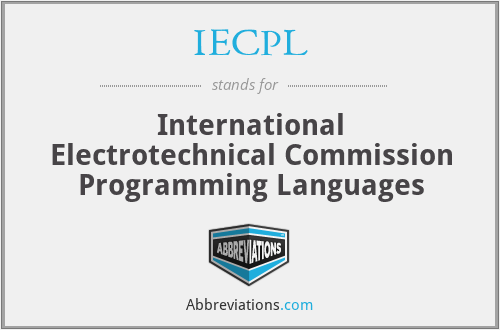 IECPL - International Electrotechnical Commission Programming Languages
