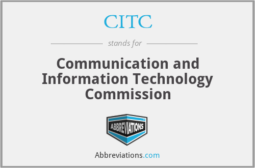 CITC - Communication and Information Technology Commission