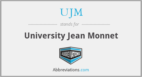 UJM - University Jean Monnet