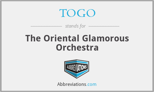 TOGO - The Oriental Glamorous Orchestra