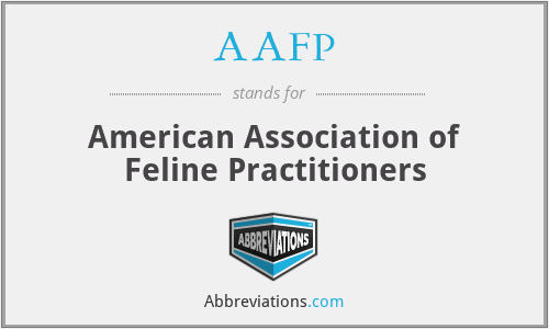 AAFP - American Association of Feline Practitioners