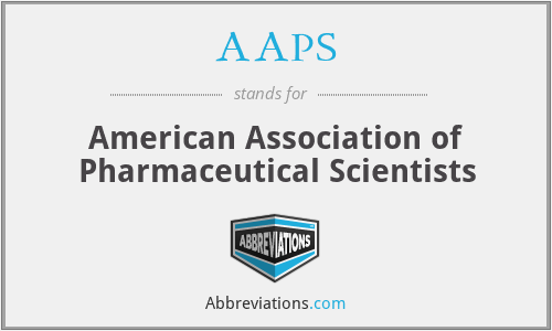 AAPS - American Association of Pharmaceutical Scientists