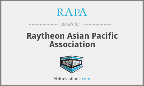 RAPA - Raytheon Asian Pacific Association