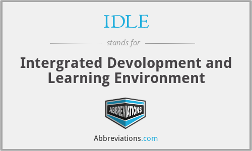 IDLE - Intergrated Devolopment and Learning Environment