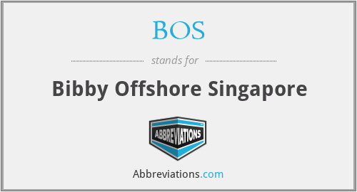 BOS - Bibby Offshore Singapore