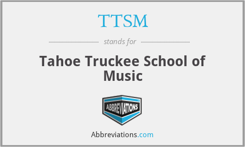 TTSM - Tahoe Truckee School of Music