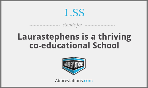 LSS - Laurastephens is a thriving co-educational School