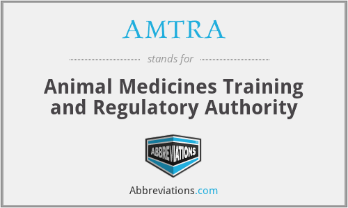 AMTRA - Animal Medicines Training and Regulatory Authority