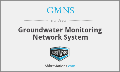 GMNS - Groundwater Monitoring Network System