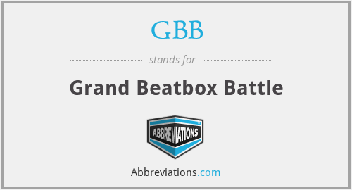 GBB - Grand Beatbox Battle