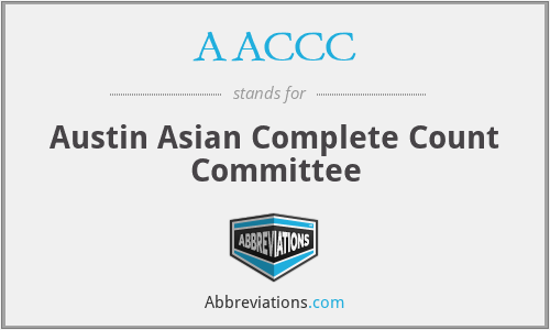 AACCC - Austin Asian Complete Count Committee